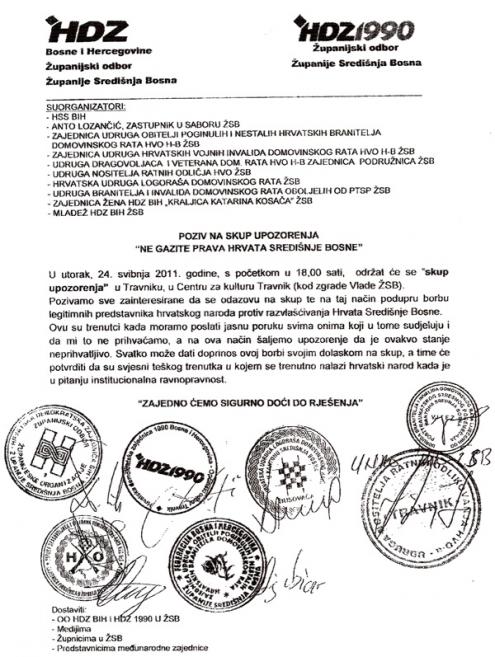 Ne gazite prava Hrvata