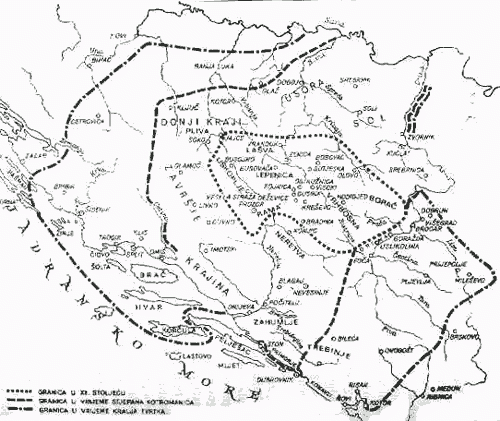 Širenje Bosne ( Prema T. Macanu)
