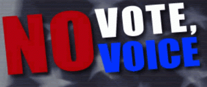 No vote No voice