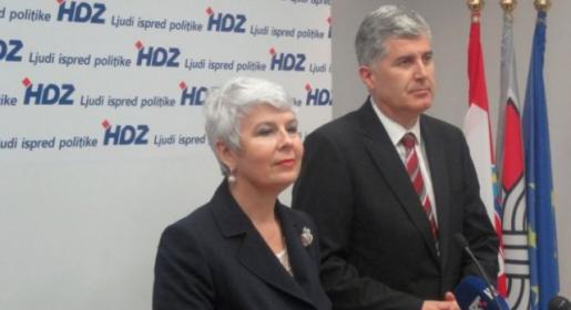 Jadranka Kosor i Dragan Čović Jadranka Kosor i Dragan Čović