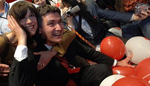 Milanović sa ženom Milanović sa ženom