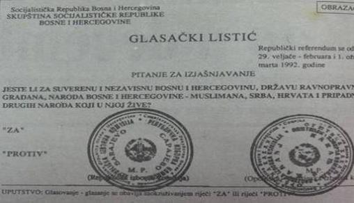Referendumski listić Referendumski listić