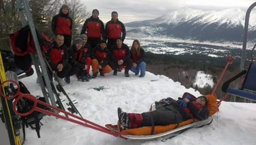 HGSS - stanica Posušje osigurava skijalište na Blidinju