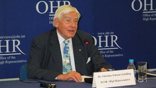 Schwarz-Schilling pozdravio izjavu predsjednika HDZ-a 1990 Raguža o Federalizaciji BiH Schwarz-Schilling pozdravio izjavu predsjednika HDZ-a 1990 Raguža o Federalizaciji BiH