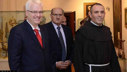 Josipović u franjevačkom samostanu na Širokom Brijegu