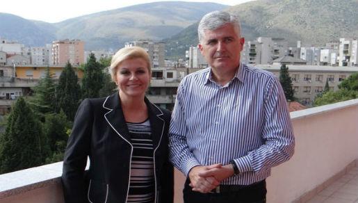 Kolinda Grabar Kitarović i Dragan Čović u Mostaru