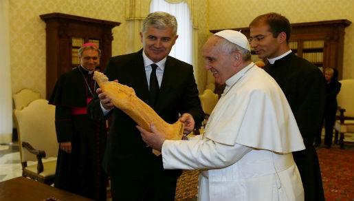Papa Franji i Dragan Čović u Vatikanu