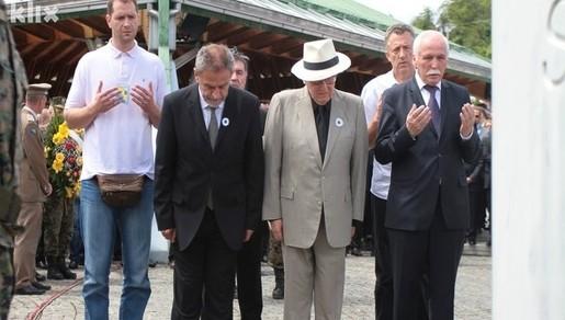 Milan Bandić u Srebrenici Milan Bandić u Srebrenici