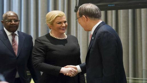 Grabar Kitarović - Ban Ki-moon Grabar Kitarović - Ban Ki-moon