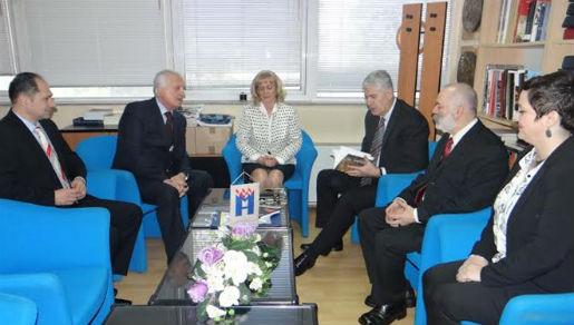 Dragan Čović posjetio Maticu hrvatsku Mostar Dragan Čović posjetio Maticu hrvatsku Mostar