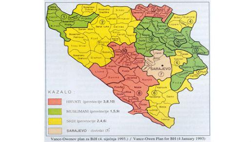 Vance-Owenov plan za BiH - 4. siječnja 1993. Vance-Owenov plan za BiH - 4. siječnja 1993.